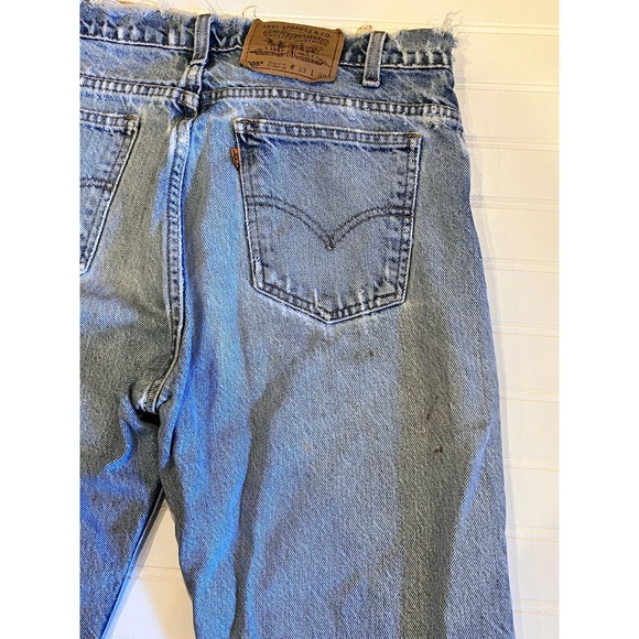 Vintage 90s Distressed orange Tab 505 Levis - Picture 7 of 7